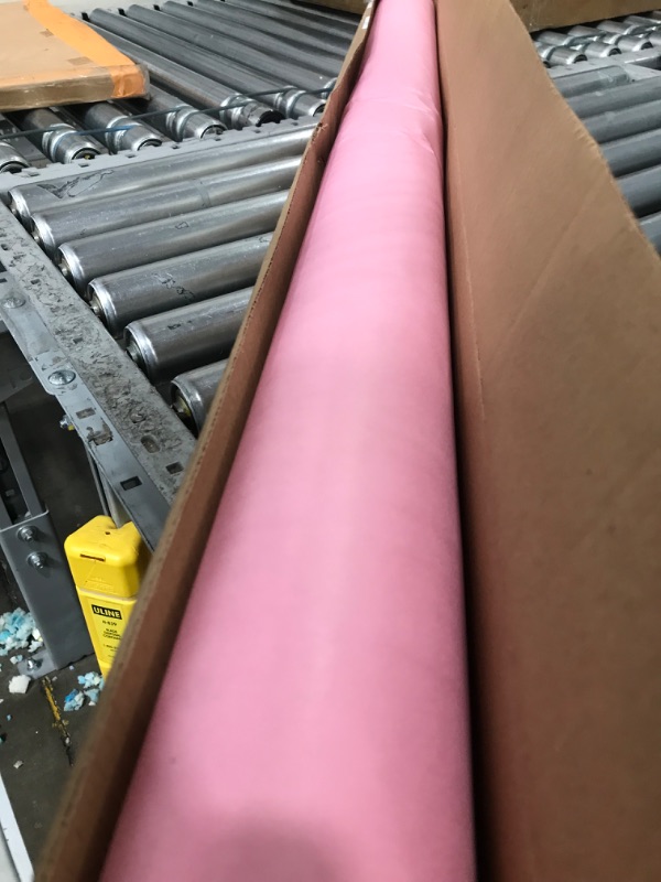 Photo 2 of Rainbow Duo-Finish Kraft Paper Roll, 40 lb, 48 Inches x 200 Feet, Pink
