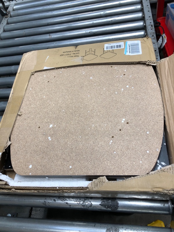 Photo 1 of FURINNO Simple Design 2-Pack End Side Table, Columbia Walnut/Black 2-Pack Columbia Walnut/Black