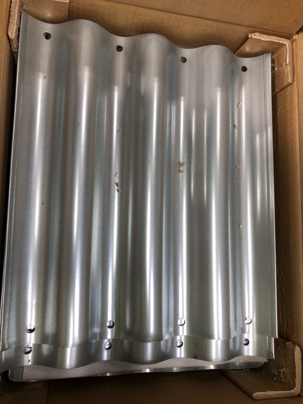 Photo 1 of EZIOSS Raised Garden Bed - Galvanized Planter Box for Outdoor Gardening and Planting, Ideal for Vegetables and Plants 5x3x1ft