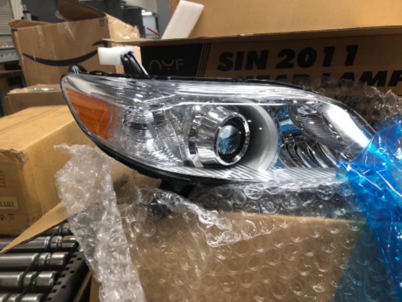 Photo 2 of For Toyota Corolla Base/CE/LE Headlight Lamp 2011 2012 2013 USA Built Halogen Chrome Trim Passenger Right Side Passenger Side (Right)