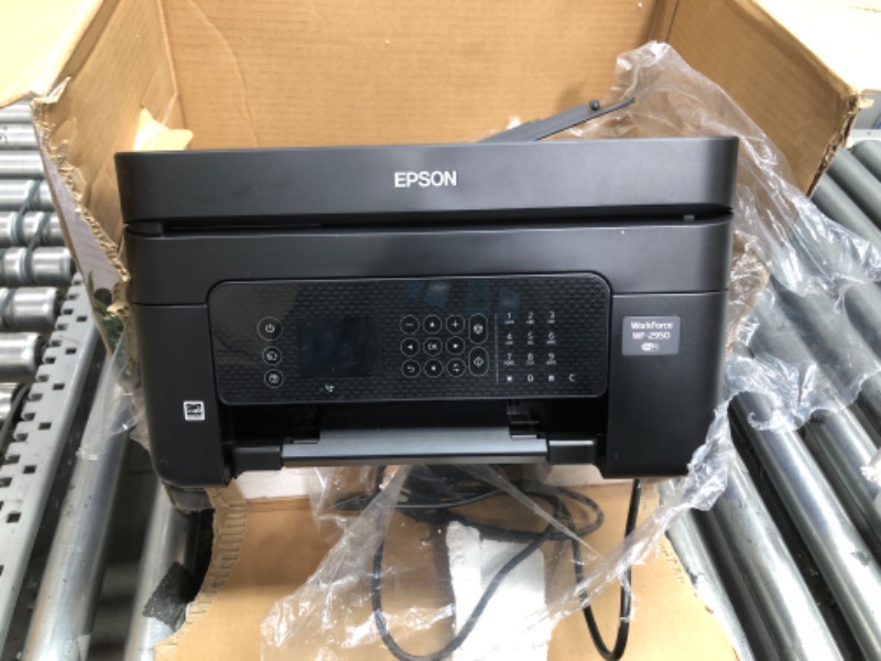 Photo 2 of Epson Workforce WF-2960 Wireless All-in-One Printer with Scan, Copy, Fax, Auto Document Feeder, Automatic 2-Sided Printing, 2.4" Touchscreen Display, 150-Sheet Paper Tray and Ethernet Printer WF-2950