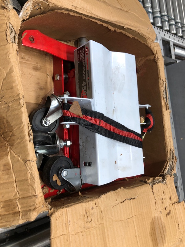 Photo 2 of AFF Heavy Duty Transmission Jack (Multiple Weight Capacities) - Constructed with High-Grade Steel, Red 450 lbs Capacity