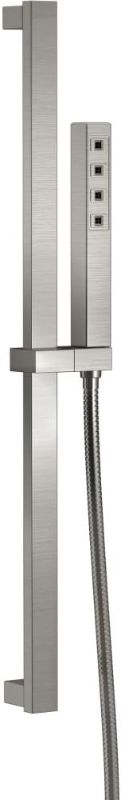 Photo 1 of 1-Spray H2Okinetic® Slide Bar Hand Shower in Stainless 51567-SS