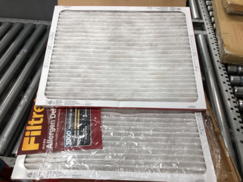 Photo 2 of 3M Filtrete Allergen Defense Filter AD03-2PK-6E-NA, MPR 1000, 20 in x