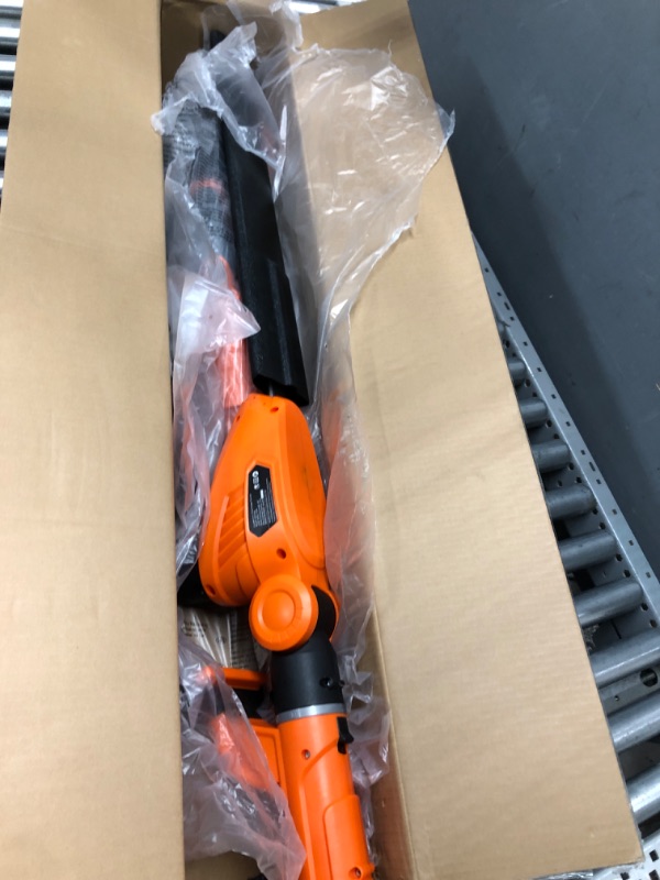 Photo 2 of GARCARE 2 in 1 Electric Pole Hedge Trimmer, Power Hedge Trimmer with 20 inch Dual-Action Laser Cut & Adjustable Cutting Head, 4.8Amp, 600W, Corded