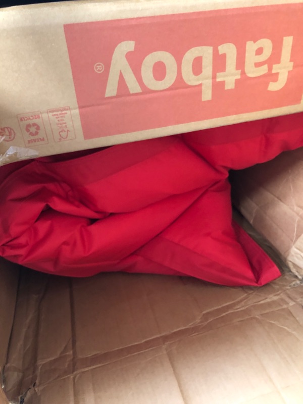 Photo 1 of Fatboy Original Slim Bean Bag Rocking Chair, Red, Large