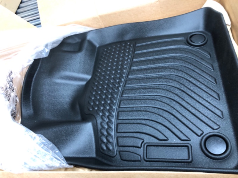 Photo 2 of Cartist Floor Mats Custom Fit for Volkswagen Taos 2022 2023 Accessories All Weather Floor Liner Front & 2nd Row Car Carpet Protection TPE Odorless