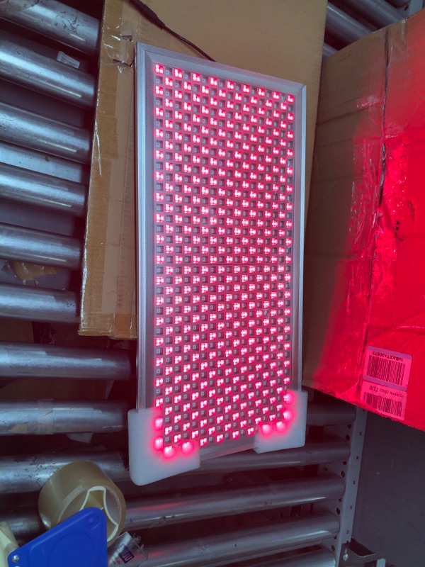 Photo 2 of Allisable Red Light Therapy Panel, Deep Red 660nm and Near Infrared 850nm Light Combo(646 LEDs)