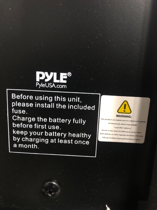 Photo 6 of * important * see clerk notes *
Pyle Wireless Portable PA System-400W Bluetooth Compatible Rechargeable Battery Powered 