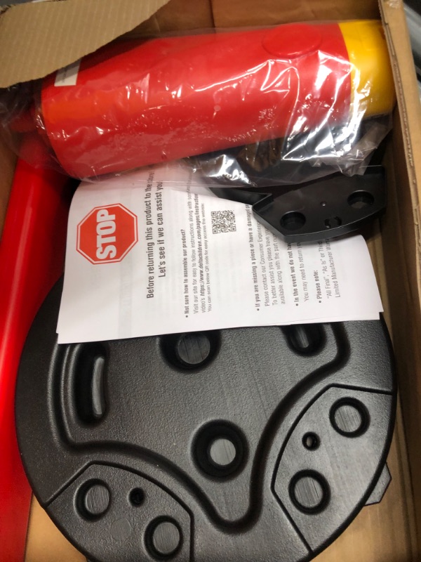 Photo 1 of Delta Children - Disney Mickey Mouse Plastic Basketball Set - Includes Basketball Hoop, 1 Basketball and Ball Pump, Red/Black