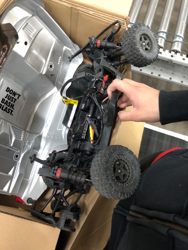 Photo 3 of ARRMA 1/10 SENTON 4X4 V3 3S BLX Brushless Short Course Truck RTR (Transmitter and Receiver Included, Batteries and Charger Required ), Red, ARA4303V3T2