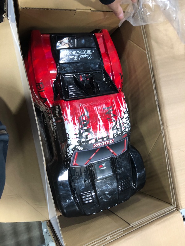 Photo 2 of ARRMA 1/10 SENTON 4X4 V3 3S BLX Brushless Short Course Truck RTR (Transmitter and Receiver Included, Batteries and Charger Required ), Red, ARA4303V3T2