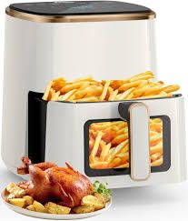 Photo 1 of Air Fryer, VEWIOR 5.3Qt Air fryer with Viewing Window, 7 Custom Presets Large Air Fryer Oven with Smart Digital Touchscreen
