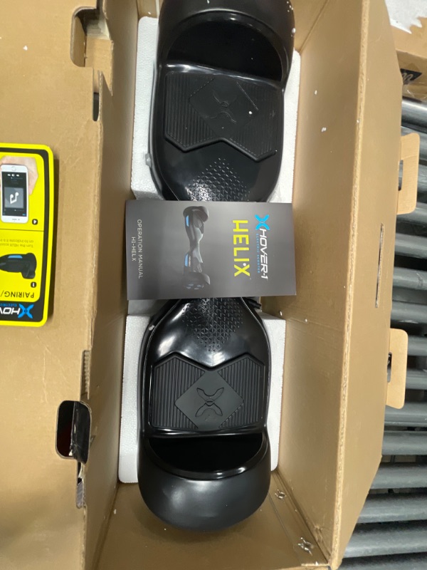 Photo 2 of (PARTS ONLY)Hover-1 Helix Electric Hoverboard | 7MPH Top Speed, 4 Mile Range, 6HR Full-Charge, Built-in Bluetooth Speaker, Rider Modes: Beginner to Expert Hoverboard Black