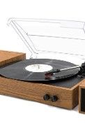 Photo 1 of Audio-Technica AT-LP60XBT-RD Fully Automatic Belt-Drive Stereo Turntable, Red/Black, Bluetooth, Hi-Fi, 2 Speed & AT6013a Dual-Action Anti-Static Record Cleaner Red Wireless Turntable + Record Cleaner