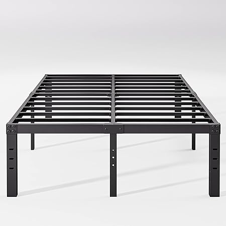 Photo 1 of (READ FULL POST) Neslime 18 Inch Full Size Bed Frame No Box Spring Needed, Heavy Duty Metal Platform 