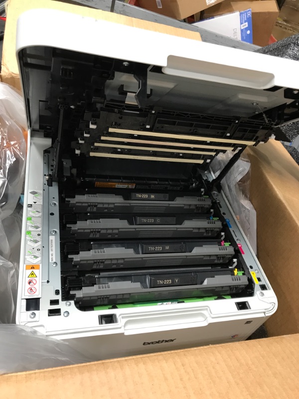 Photo 3 of Brother RHL-L3230CDW Compact Digital Color Printer Providing Laser Printer Quality Results with Wireless Printing and Duplex Printing, Amazon Dash Replenishment Enabled (Renewed) Renewed Model: RHLL3230CDW