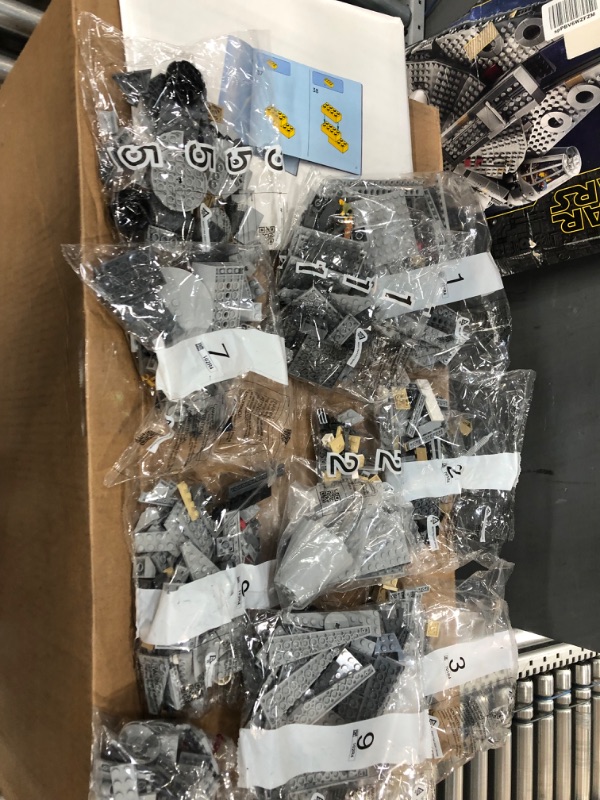 Photo 6 of LEGO Star Wars Millennium Falcon 75257 Starship Construction Set, with Finn, Chewbacca, Lando Calrissian, Boolio, C-3PO, R2-D2 and D-O, The Rise of Skywalker Collection Standard Packaging