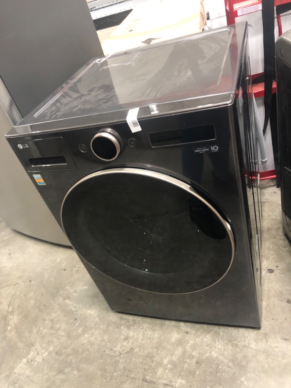 Photo 2 of Lg  5.0 cu. ft. Mega Capacity Smart Front Load Energy Star Washer with TurboWash® 360° and AI DD® Built-In Intelligence
