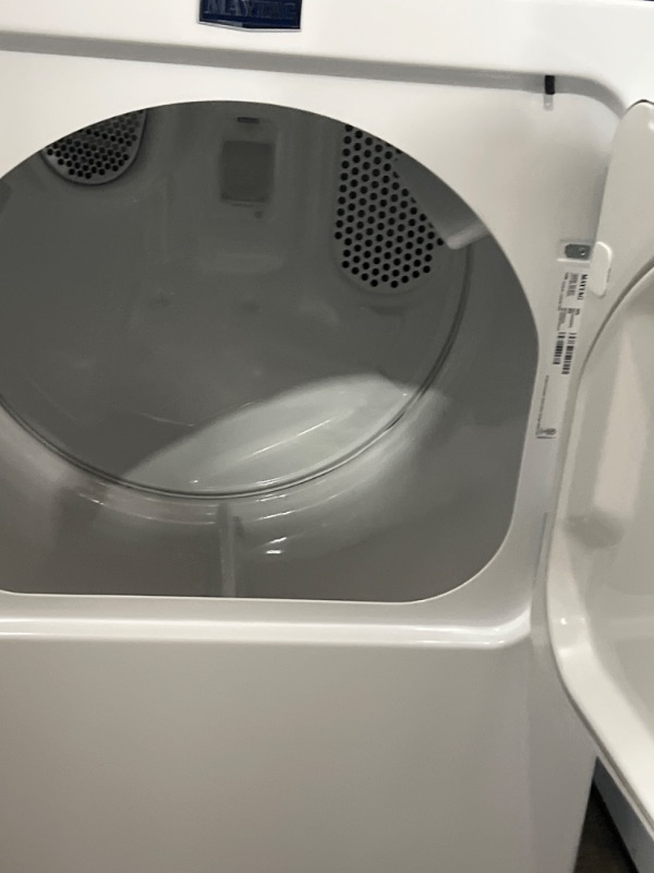 Photo 3 of Maytag 7.0 cu. ft. Vented Electric Dryer in White