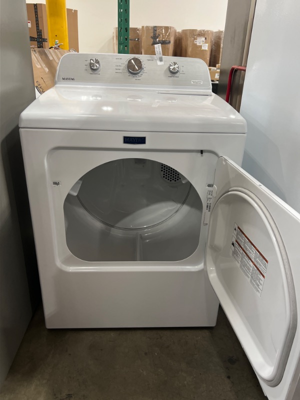 Photo 4 of Maytag 7.0 cu. ft. Vented Electric Dryer in White