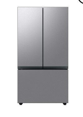 Photo 1 of Bespoke 3-Door French Door Refrigerator (30 cu. ft.) with AutoFill Water Pitcher in Stainless Steel
