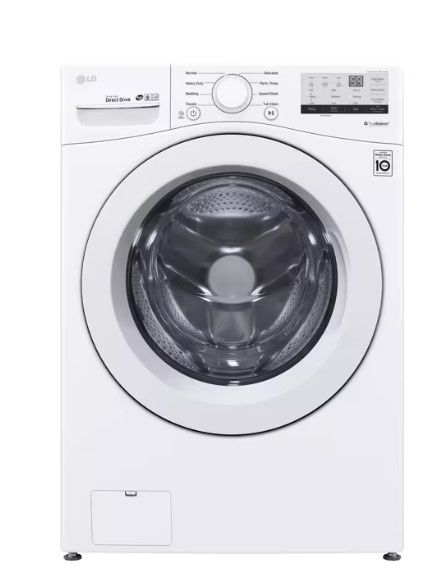 Photo 1 of LG 4.5 cu. ft. Ultra Large Front Load Washer
