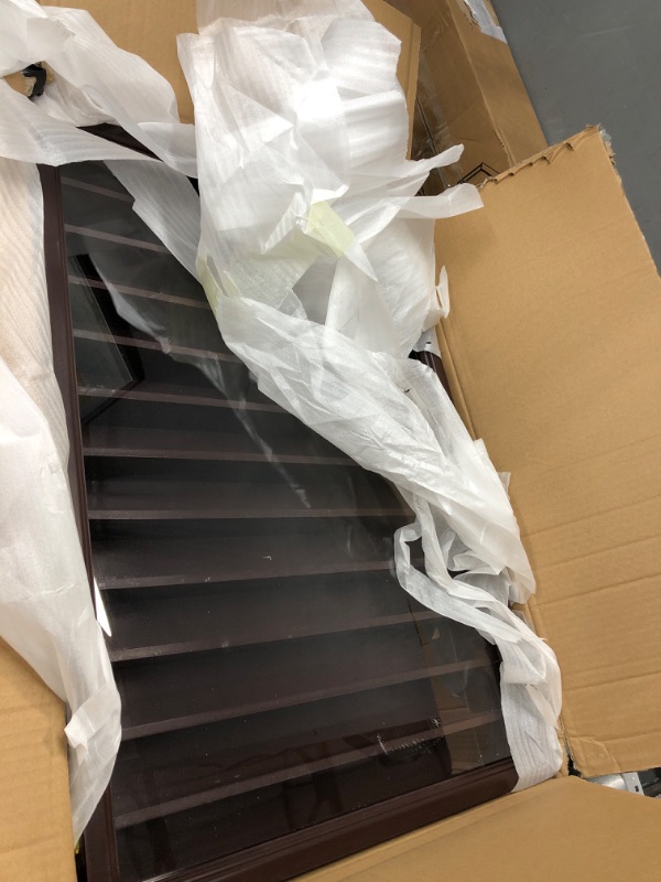 Photo 1 of Tatuo Car Model Display Case 1: 64 Scale Toy Cars Box Acrylic Door Display Case Model Cars Storage Cabinet Rack with Door for Mini Toys and Small Wheels, 27.17 x 19.29 x 3.22 Inches (Wood Color) Wood Color 26.5" x 18.75" x 3.25"