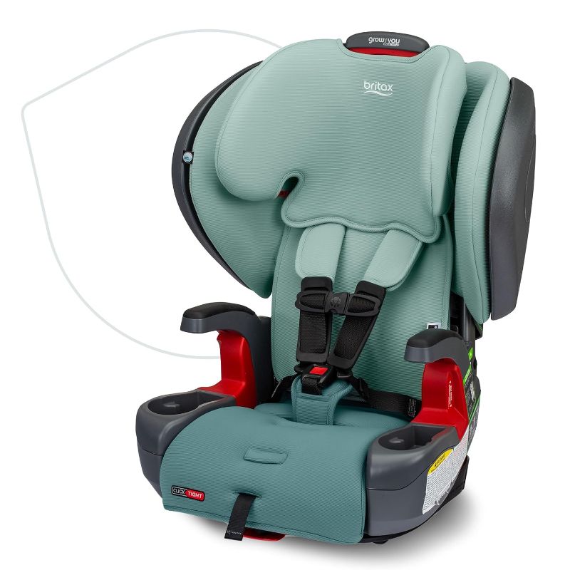 Photo 1 of 
Britax Grow with You ClickTight Plus Harness-2-Booster Car Seat, 2-in-1 High Back Booster, SafeWash Cover, Blue Ombre