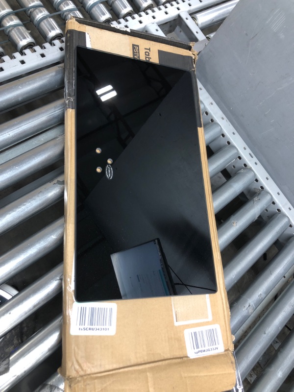 Photo 1 of PERLESMITH Universal TV Stand Table Top TV Base for 37-75 inch LCD LED OLED 4K Flat Screen TVs-Height Adjustable TV Mount Stand with Tempered Glass Base, VESA 600x400mm, Holds up to 99lbs PSTVS11