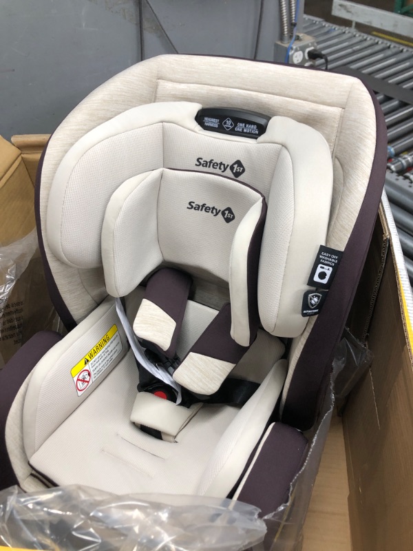 Photo 2 of Safety 1st Everslim DLX All-in-One Convertible Car Seat, 4 Modes of use: Rear-Facing, Forward-Facing (22–65 lbs), Belt-Positioning Booster (40–100 lbs), Backless Booster (40–100 lbs), Dunes Edge