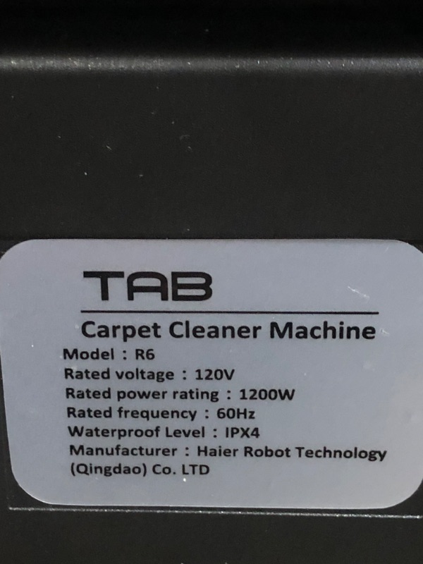 Photo 5 of * sold for parts only *
TAB Carpet Cleaner Machine, FastHeating Portable Upholstery Spot Cleaner Machine, 2023 Upgrade 