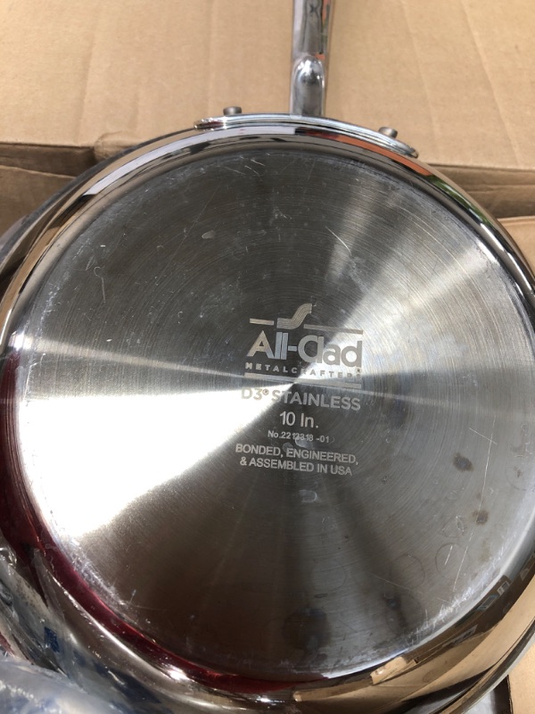 Photo 3 of 10in stainless Steele pan