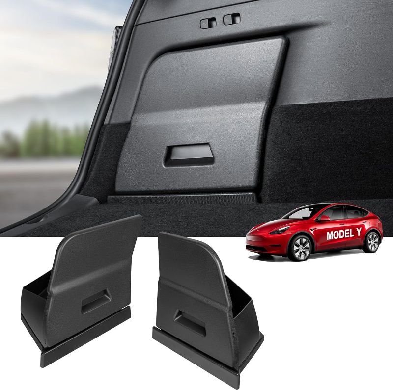 Photo 1 of * used * see all images *
KUNIST Rear Trunk Side Storage Box Tray Organizer for Tesla Model Y 