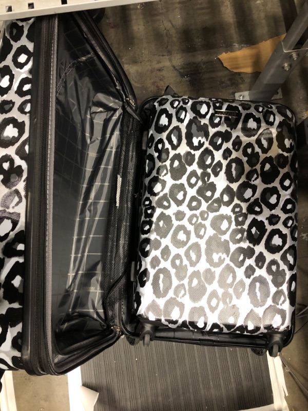 Photo 3 of (READ FULL POST) American Tourister Moonlight Hardside Expandable Luggage with Spinner Wheels, Leopard Black, 3-Piece Set (21/24/28)