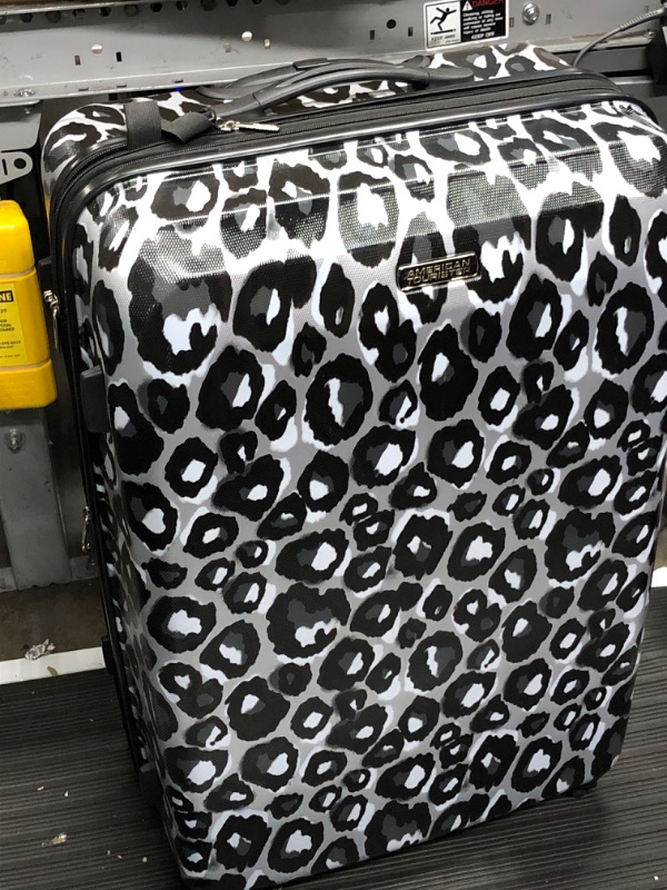 Photo 2 of (READ FULL POST) American Tourister Moonlight Hardside Expandable Luggage with Spinner Wheels, Leopard Black, 3-Piece Set (21/24/28)
