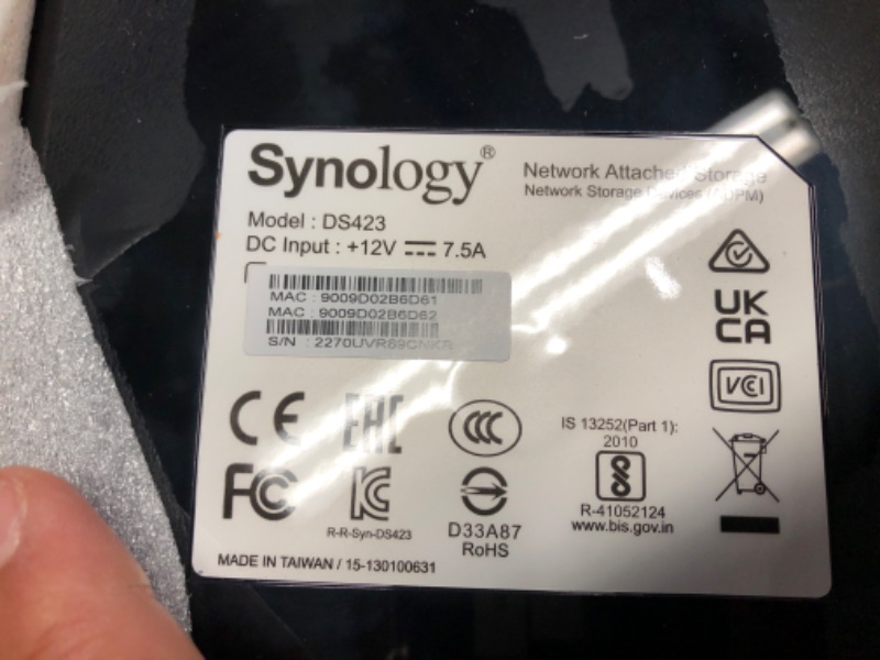 Photo 2 of Synology 4-Bay DiskStation DS423 (Diskless)