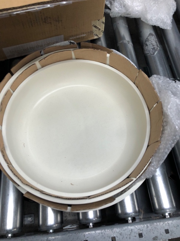 Photo 1 of CAROTE 21pcs Detachable Handle Pots and Pan Set, Nonstick Induction Cookware, Removable Handle, RV Oven Safe Cookware, Cream White 21 pcs Granite Set-3 Lids Cream White