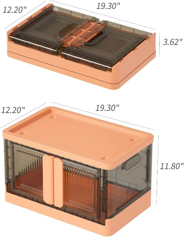 Photo 2 of ***USED - DIRTY***
Storage Cabinet - Storage Containers, Trunk Organizer, Dorm Room Essentials, 8.4 Gal Folding