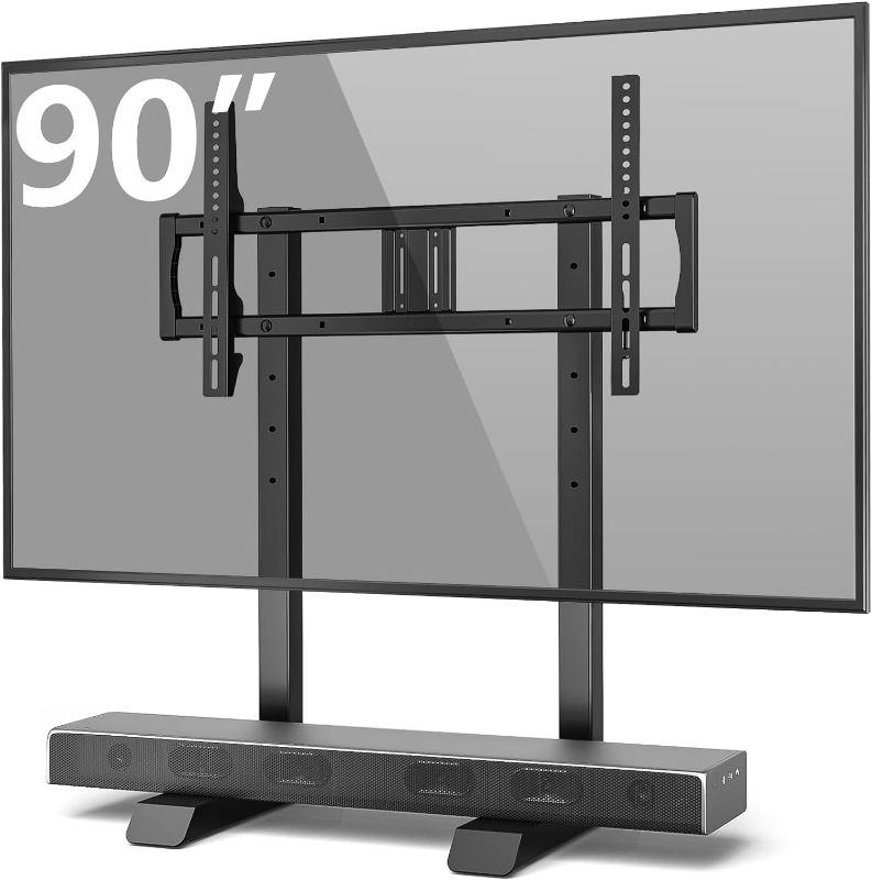 Photo 1 of ***USED - MIGHT BE MISSING PARTS***
Rfiver Upgraded Universal TV Stand Steel TV Legs for 40 to 90 Inch Flat or Curved Screen TVs, ?26 x 15.7 x 34 inches