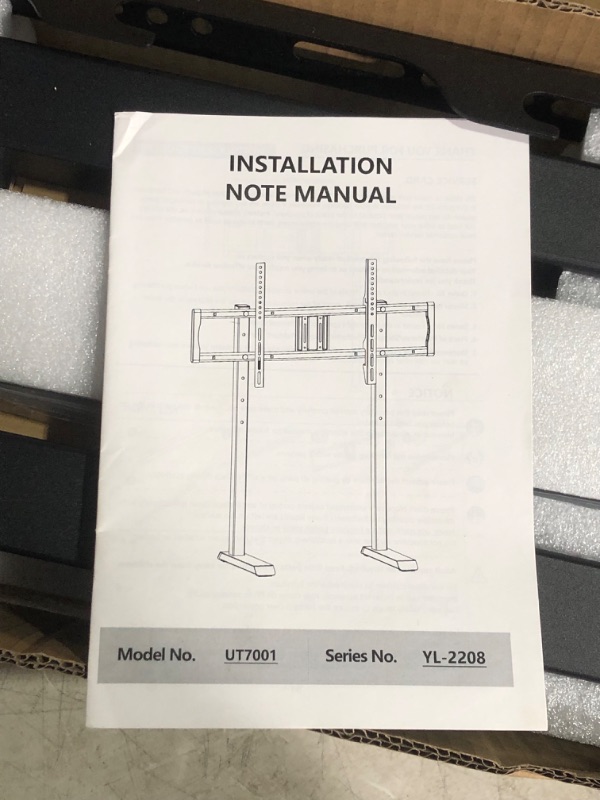 Photo 4 of ***USED - MIGHT BE MISSING PARTS***
Rfiver Upgraded Universal TV Stand Steel TV Legs for 40 to 90 Inch Flat or Curved Screen TVs, ?26 x 15.7 x 34 inches