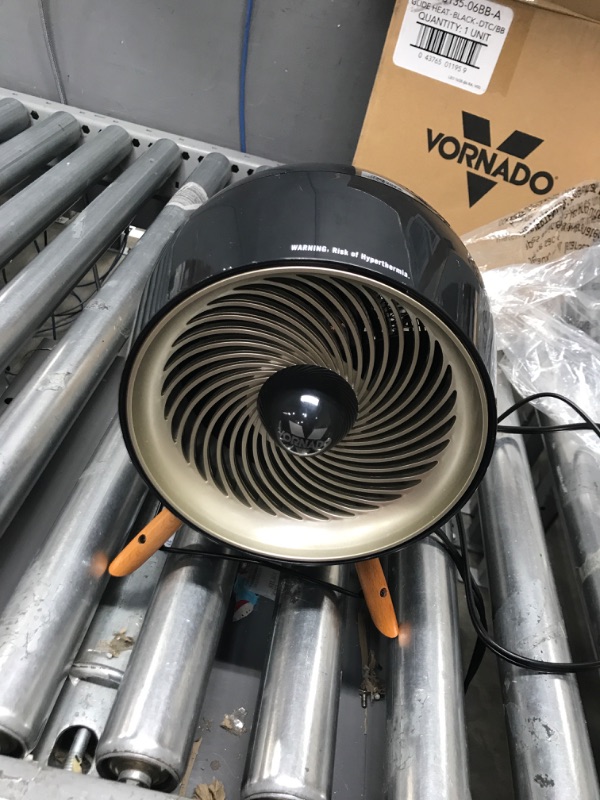 Photo 2 of (ONLY ONE HEATER) Vornado Glide Vortex Heater & MVH Vortex Heater with 3 Heat Settings, Adjustable Thermostat, Tip-Over Protection, Auto Safety Shut-Off System, Whole Room, Black Glide Heat + Heater