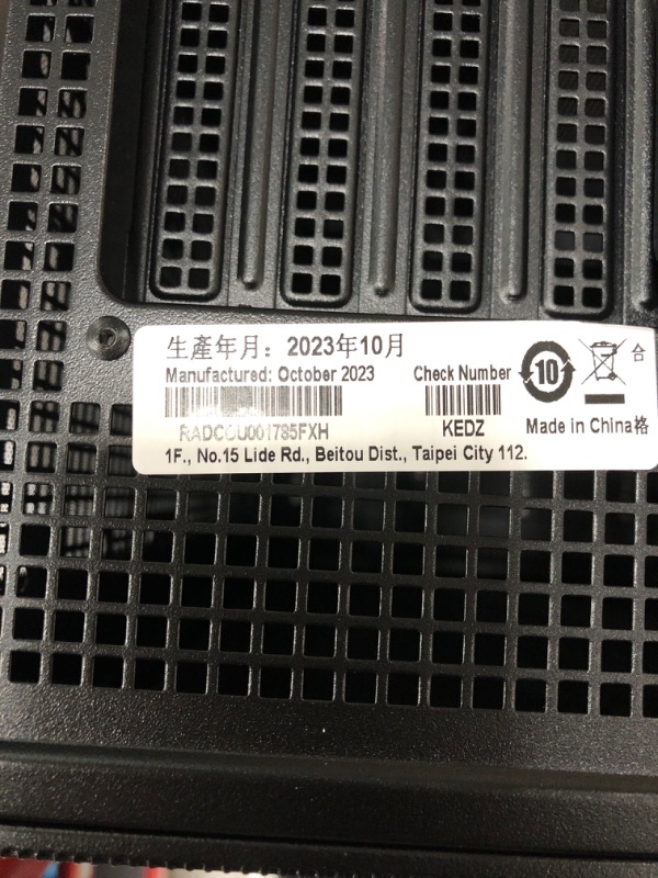 Photo 2 of ASUS Prime AP201 33-Liter MicroATX Black case with Tool-Free Side Panels and a Quasi-Filter mesh, with Support for 360 mm Coolers, Graphics Cards up to 338 mm Long, and Standard ATX PSUs