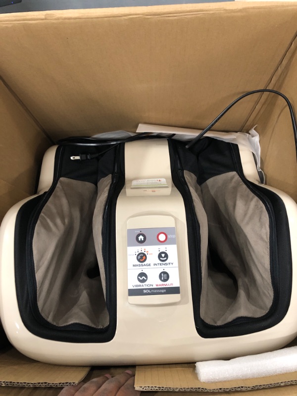 Photo 2 of * important * see clerk notes *
Human Touch Reflex SOL Foot & Calf Massager w/ Heat - Plantar Fasciitis Relief + Circulation 