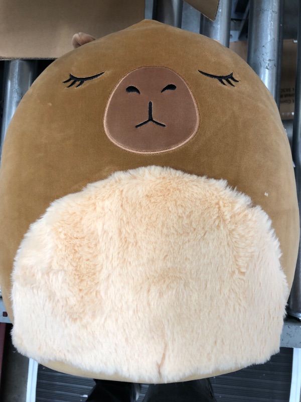 Photo 2 of Squishmallows Original 14-Inch Lijjian Brown Capybara - Official Jazwares Large Plush