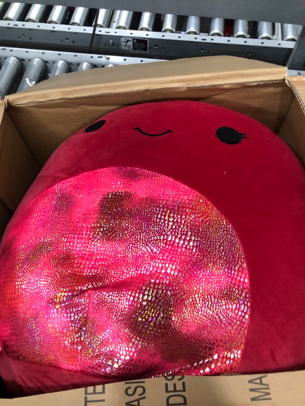 Photo 2 of Squishmallows Original 20-Inch Barella Raspberry Betta Fish with Shiny Textured Fins - Official Jazwares Jumbo Plush