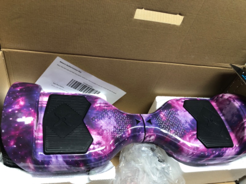 Photo 1 of **PARTS ONLY NON REFUNDABLE NO RETURNS SOLD AS IS *****Hover-1 H1-100 Electric Hoverboard Scooter with Infinity LED Wheel Lights Galaxy