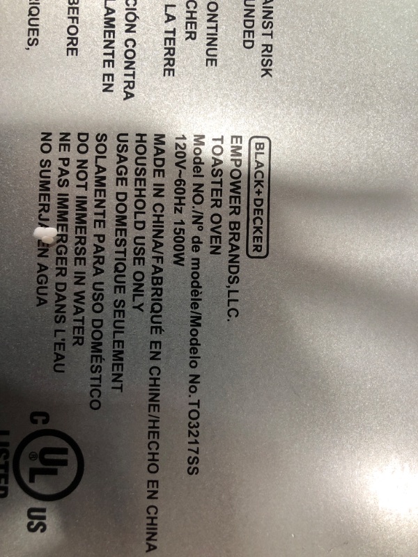Photo 1 of Black & Decker Crisp 'N Bake Air Fryer Toaster Oven 6-Slice 6-Slice