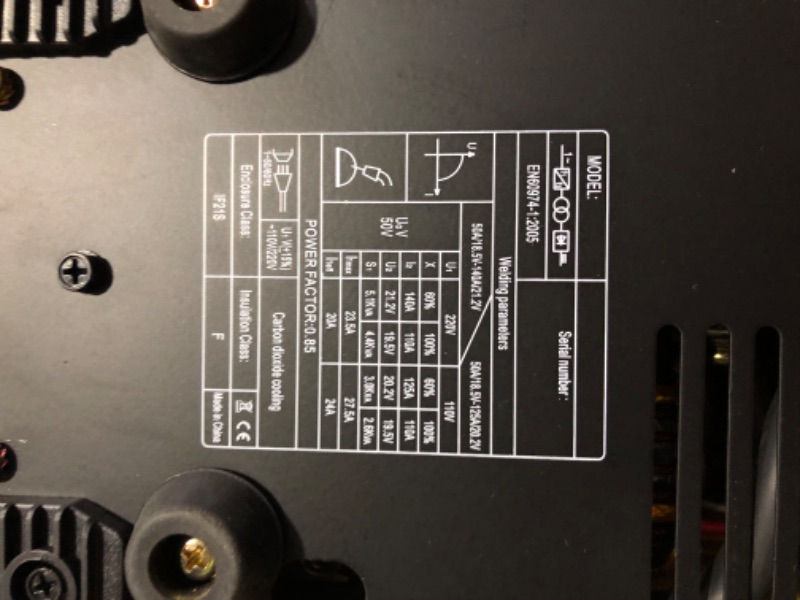 Photo 3 of ***NOT FUNCTIONAL - FOR PARTS ONLY - NONREFUNDABLE - SEE COMMENTS***
hynade Mig Welder, MIG140D Mig Welding Machine, Dual Voltage 110/220V Gasless Flux Wire