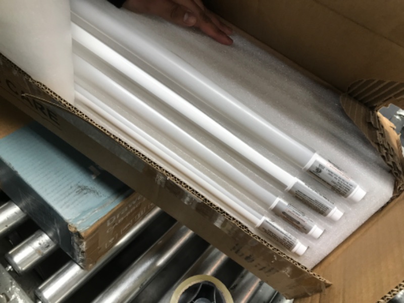 Photo 3 of 20 Pack 5CCT 4FT LED T8 Ballast Bypass Type B Light Tube, 18W, 3000K/3500K/4000K/5000K /6500K Selectable, Single or Double End Powered, 2300lm, Frosted Cover, T8 T10 T12 Tube Light, 120-277V, UL, FCC 3000k/35000k/4000k/5000k/6500k Selectable